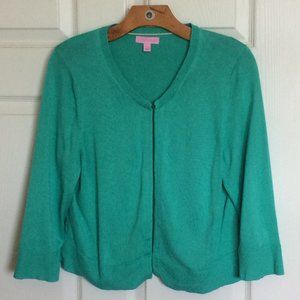 Lilly Pulitzer Women's XL Cropped Cardigan Sweater